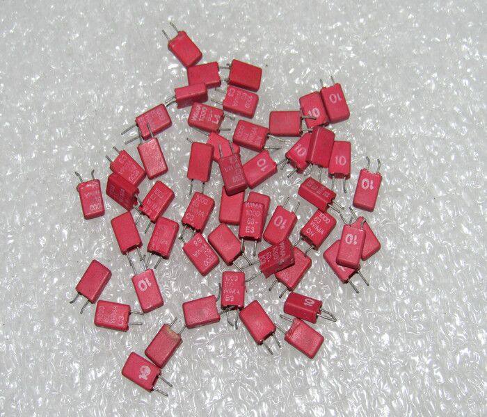Germany WIMA Red Weima 63V1000PF 1NF 102K P-2 5 Copper Foot Fever Film Capacitor