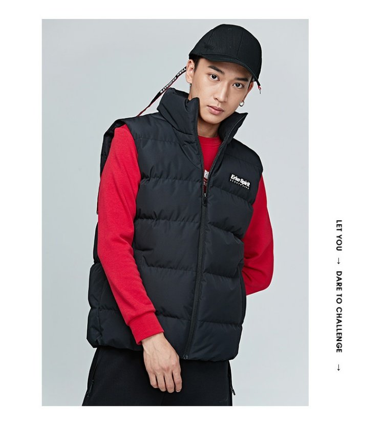 Áo khoác thể thao nam Hongxing Erke mùa thu đông 2018 phong cách mới ấm áp áo gió Áo thun cotton mỏng quần áo nam áo khoác adidas trang