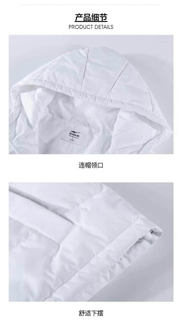 Hongxing Erke xuống áo khoác nữ 2018 mới đích thực mùa đông ấm áp đệm bông áo khoác nữ quần áo thể thao nữ - Thể thao xuống áo khoác —