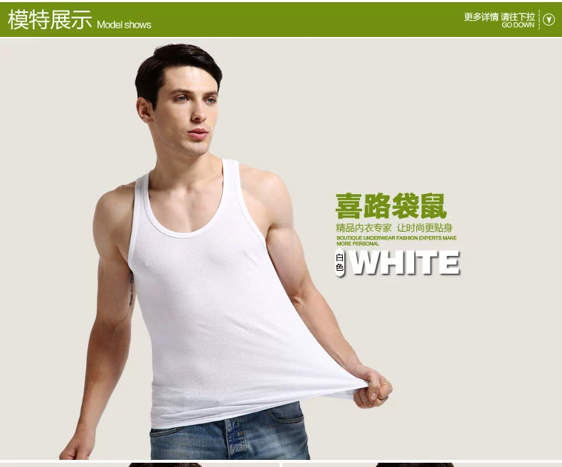 Áo vest nam cotton thể thao giản dị vest nam vest nam xuân hè phiên bản hàn quốc khoác vest nam