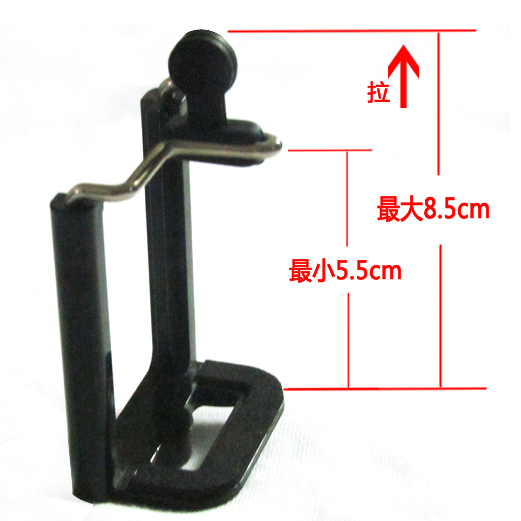 Tripod mobile clip is suitable for Samsung HTC Xiaomi iPhone 4S 5 mobile phone photo frame