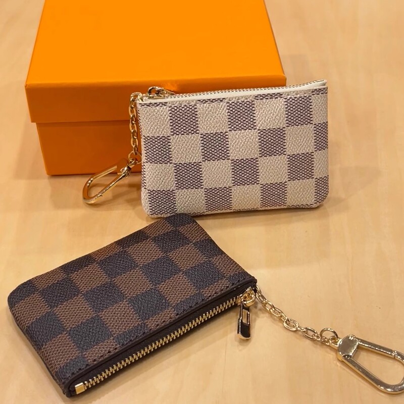 Suitable for Lv Coin Purse Checkerboard Classic Presbyopic Clutch Bag Versatile Card Coin Purse Mini Zipper Small Bag Suitable for Lv Coin Purse Checkerboard Classic Presbyopic Clutch Bag Versatile Card Coin Purse Mini Zipper Small Bag