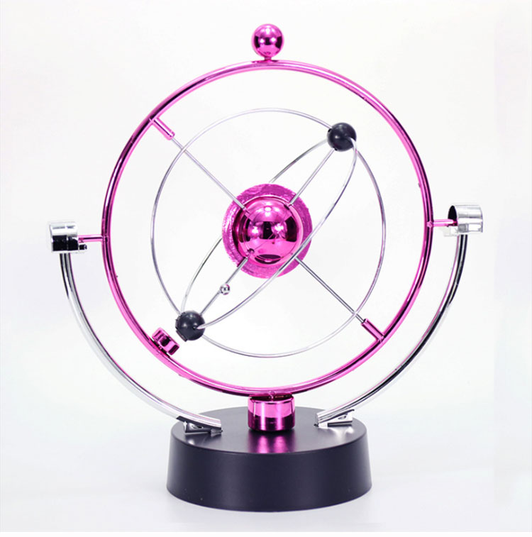 Newton swing bóng vĩnh viễn chuyển động máy văn phòng trang trí máy tính để bàn nhỏ đồ trang trí từ tính cân bằng vật lý hỗn loạn tumbler trang tri nha dep