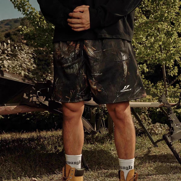 Youngla American Style New Men's Shorts Jogging Sports Fitness Quick-Drying Breathable Loose Basketball Training Shorts