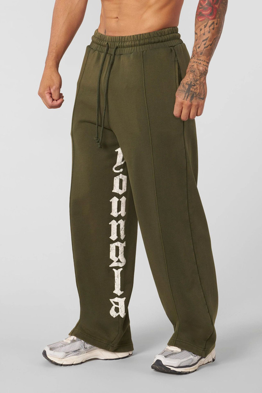 Youngla American-Style Letter Print Casual Pants Jogger Muscle Sports Fitness Cotton Loose Straight Pants Youngla American-Style Letter Print Casual Pants Jogger Muscle Sports Fitness Cotton Loose Straight Pants