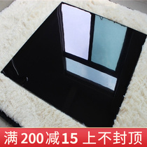 Pure black glossy glazed glazed tiles 800 800 floor tiles living room floor tiles tiles tile tiles porch door