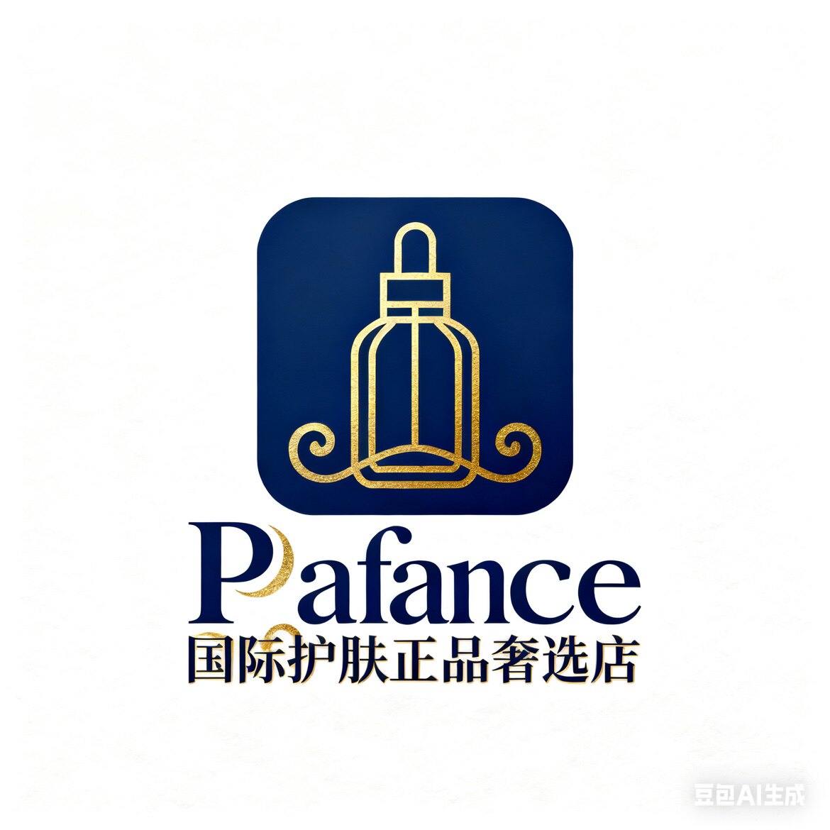 国际护肤正品奢选店的LOGO