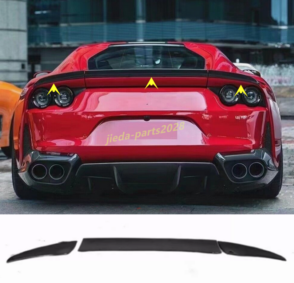 For Ferrari 812 GTS Superfast M Style Real Carbon Fiber Rear Trunk
