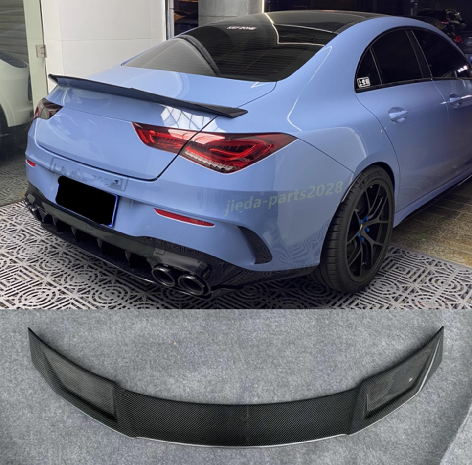 For Benz CLA W118 C118 CLA35 CLA45 Dry Carbon Rear Tail Trunk