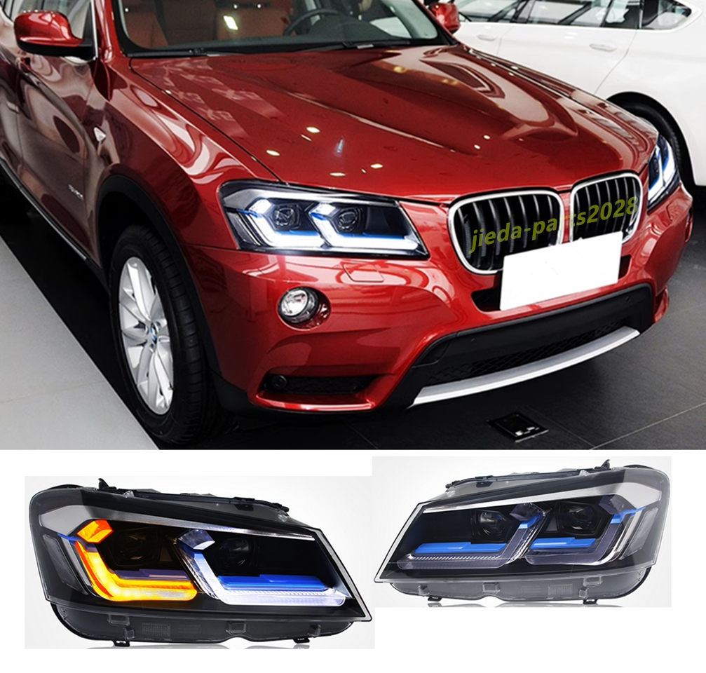 と互換性がある BMW X3 F25 ヘッドライトアセンブリ 2011-2018 X4 F26 