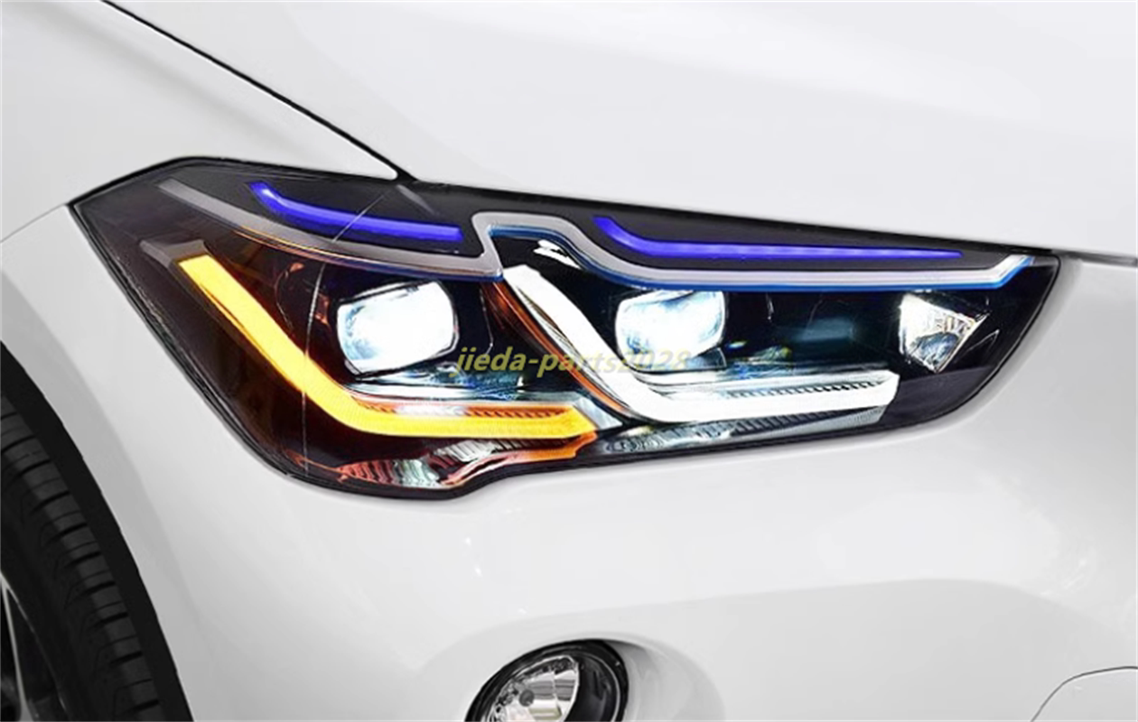 LED Headlights Upgrade For BMW X1 F48 F49 2016-2019 DRL Projector