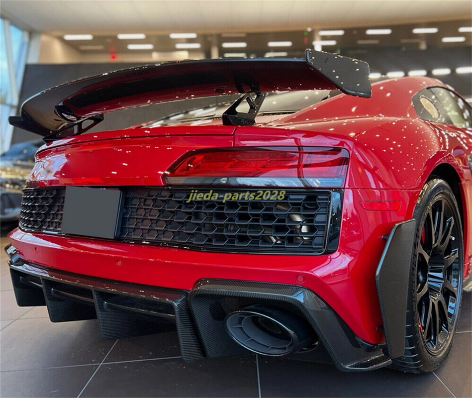 For Audi R8 Coupe 2019-23 Real Carbon Rear Bumper Side Vent C