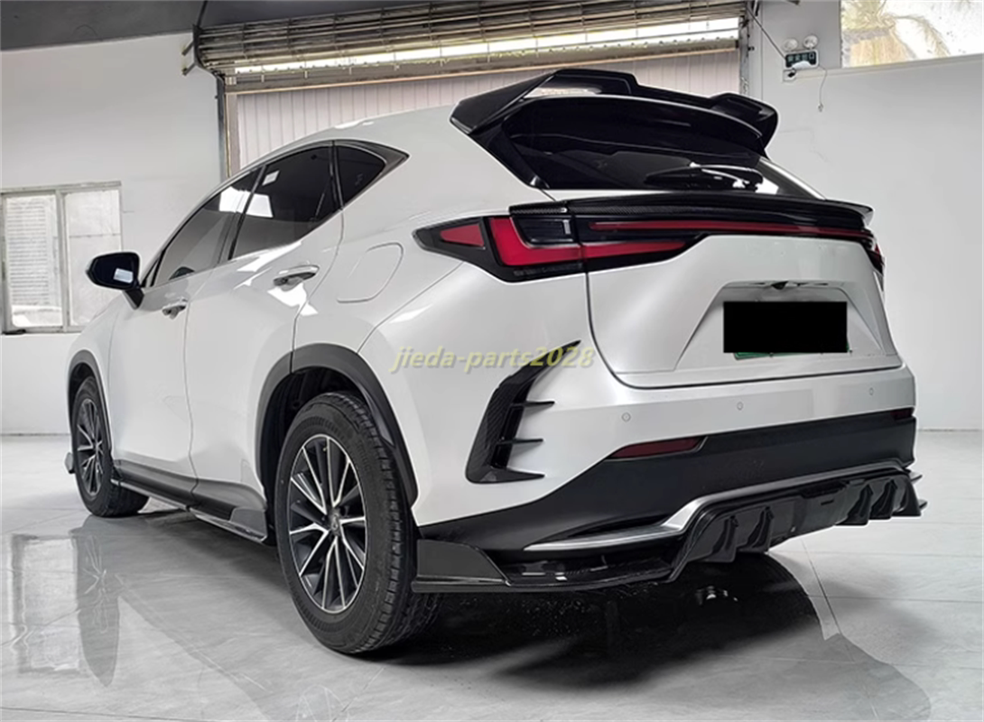For Lexus NX350 NX450h+ F Sport Real Carbon Rear Trunk Spoiler Lip