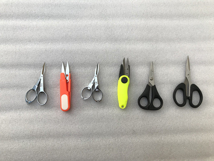 Stainless Steel Scissors Vigorous Horse PE Fish Wire Clippers Lead Leather Fishing Clippers Fishing Supplies Small Scissors