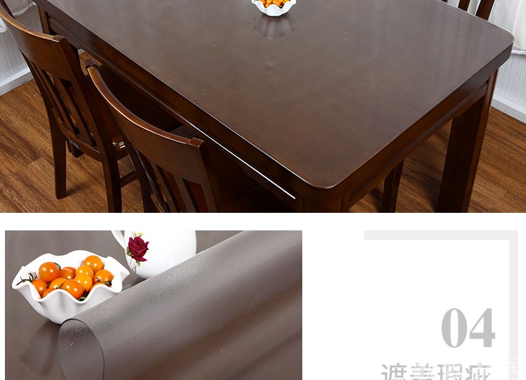 bàn kính hình chữ nhật bàn cà phê vải thảm mục vụ nhựa PVC mềm đệm nước nóng dùng một lần và dầu pad nhiệt - Khăn trải bàn khăn trải bàn xưa