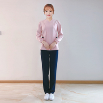 New Han Style Long Sleeve Beauty Salon Embroidery Division Embroidered Mother & Mother Care Division Dental Pet Institute Orthopedic Hospital Nurse Clothing
