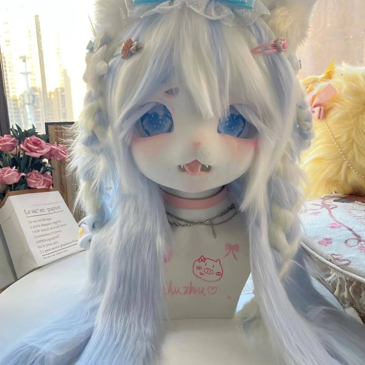 kig系兽头成品！手作的魅力无法挡(๑•̀ㅂ•́)و _Cosplay女装_淘宝游戏网
