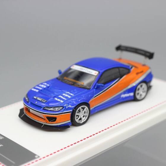 Focal Horizon Fh 1:64 Nissan Silvia S15 Rocket Bunny Pandem Alloy Car Model