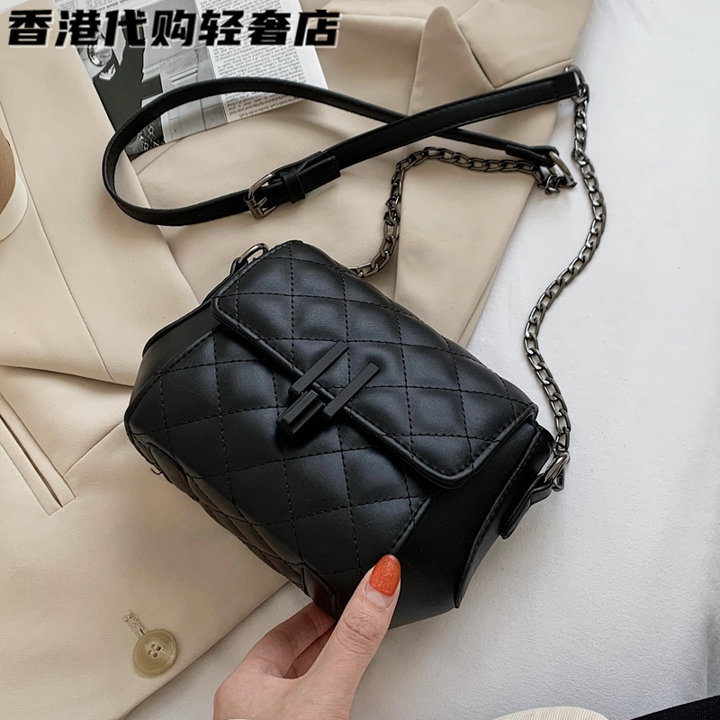 French Shop Long Push Women's Bag 2022 New Fashion Chain Shells Bag 100 Hitch Texture Soft Leather Diagonal Satchel Bag