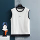 ເສື້ອຍືດຜູ້ຊາຍ ice cotton pure cotton sleeveless shirt outer wear vest bottoming loose casual sweat-absorbent top women's sports undershirt