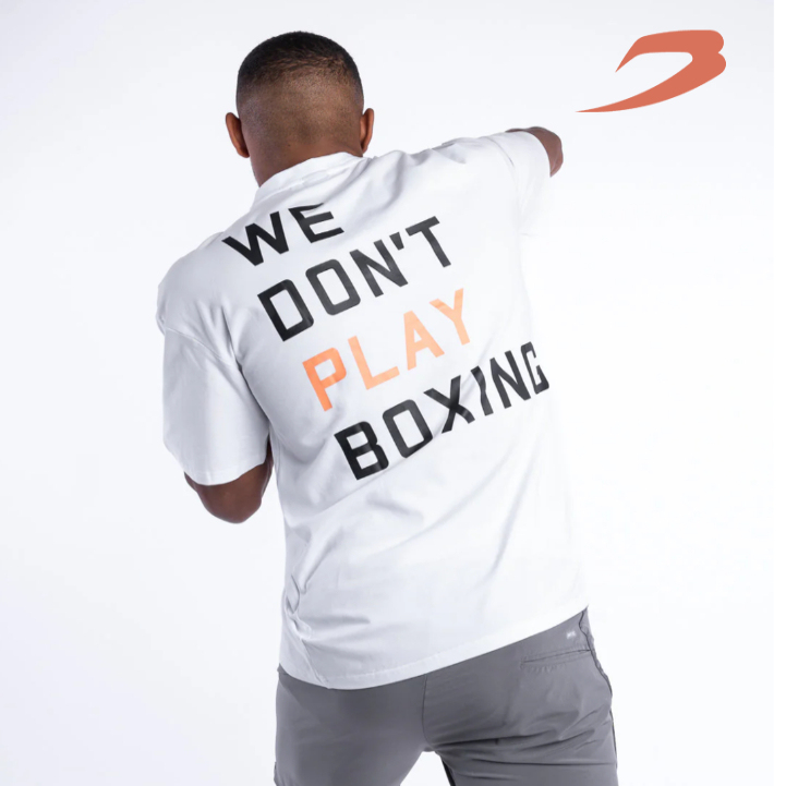 Boxblow Boxing Short-Sleeve European and American Style Fighting Trendy Loose Fit