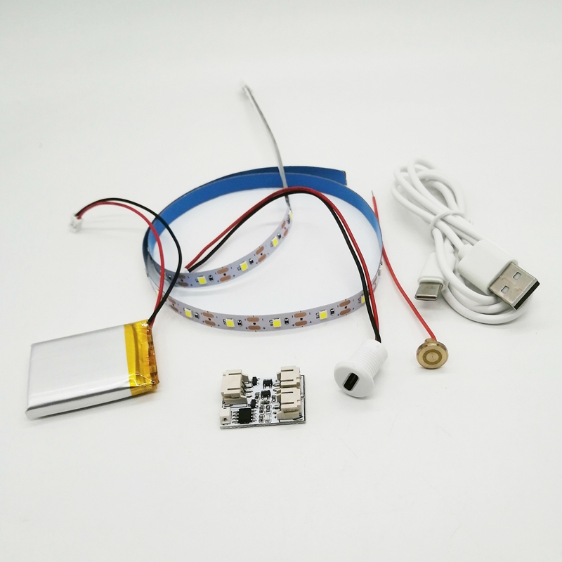 5V Rechargeable Single Three-Color Touch-Sensitive Dimming Light Painting Controller Circuit Board Table Lamp Led Photo Frame Light and Shadow Lamp