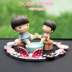 Đồ trang sức xe hơi dễ thương phim hoạt hình sáng tạo những người yêu xe ô tô cung cấp xe trên xe trang trí cao cấp nữ nệm xe hơi 4 chỗ Ô tô nội thất Accesseries