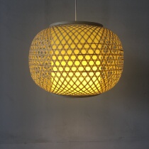 Handmade bamboo choreographers chandelier lamp shade lantern Chinese style teahouse restaurant hotel guesthouses ancient town farmhouse Luckermaker spot