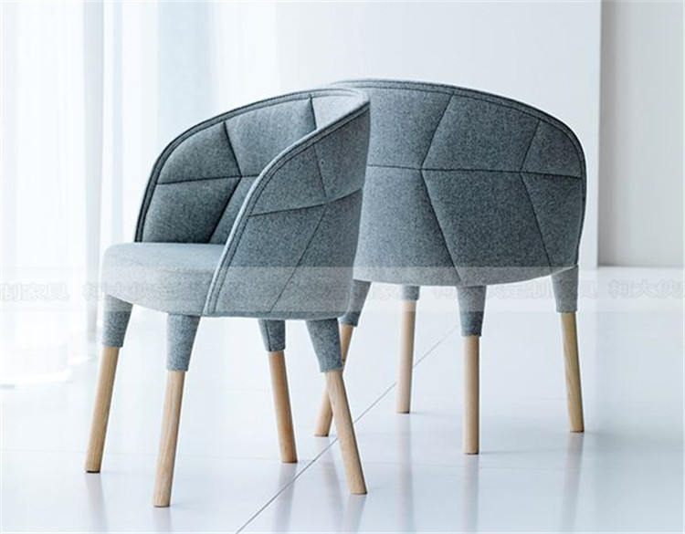 Kogrand-Man Fashion Personality Armchair Dining Chair Hotel Villa Sample House Display Center Negotiating Chair Nordic Brief Classic Casual Chair