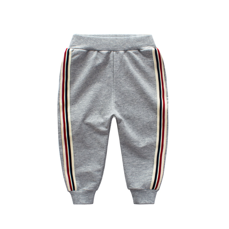 mùa thu mới childrens quần áo trẻ em vừa và nhỏ quần mùa thu trẻ em sweatpants cậu bé bông quần triều.