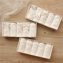 5 large white tight-fitting puppet underwear sweet sexy lace side waist Womens Big Brother supplies breifs