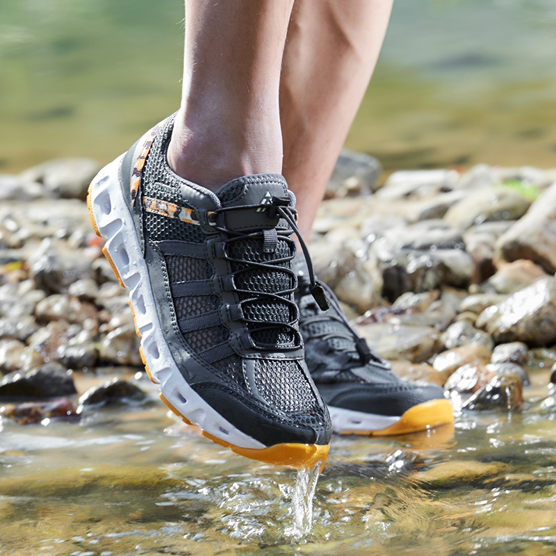 Outdoor river tracing shoes men's non-slip speed interference water shoes women's mesh sports travel hiking shoes amphibious shoes