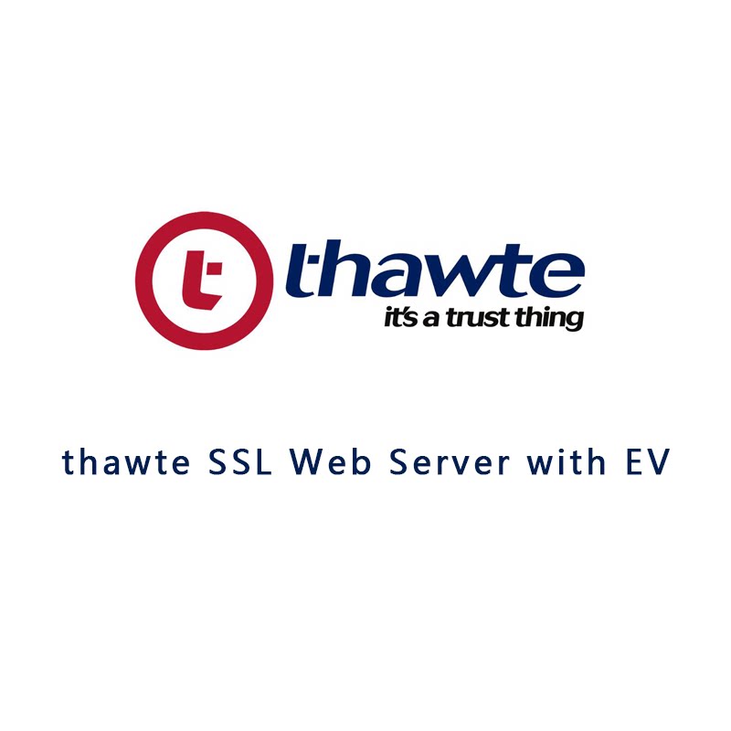 thawte SSL Web Server with EV enterprise certificate Green lock address encrypted website HTTPS