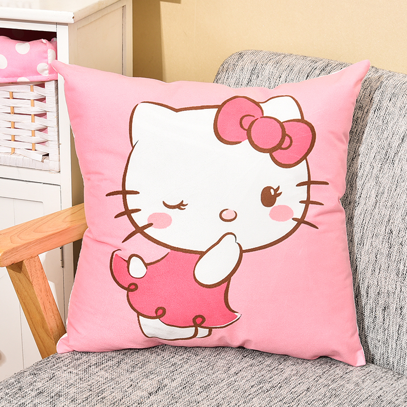 Xin chào kt Hello Kitty dễ thương phim hoạt hình gối hellokitty mèo sofa gối đệm món quà con