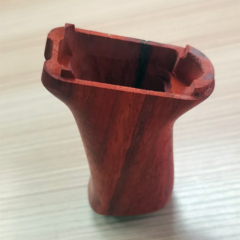 Hainan rosewood solid wood processing Renxiang AKM2 generation 3 generation aks hand grip