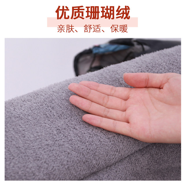 Electric vehicle windshield quilt with velvet and thickening in winter, winter spring and autumn battery motorcycle rainproof and cold windshield sun protection