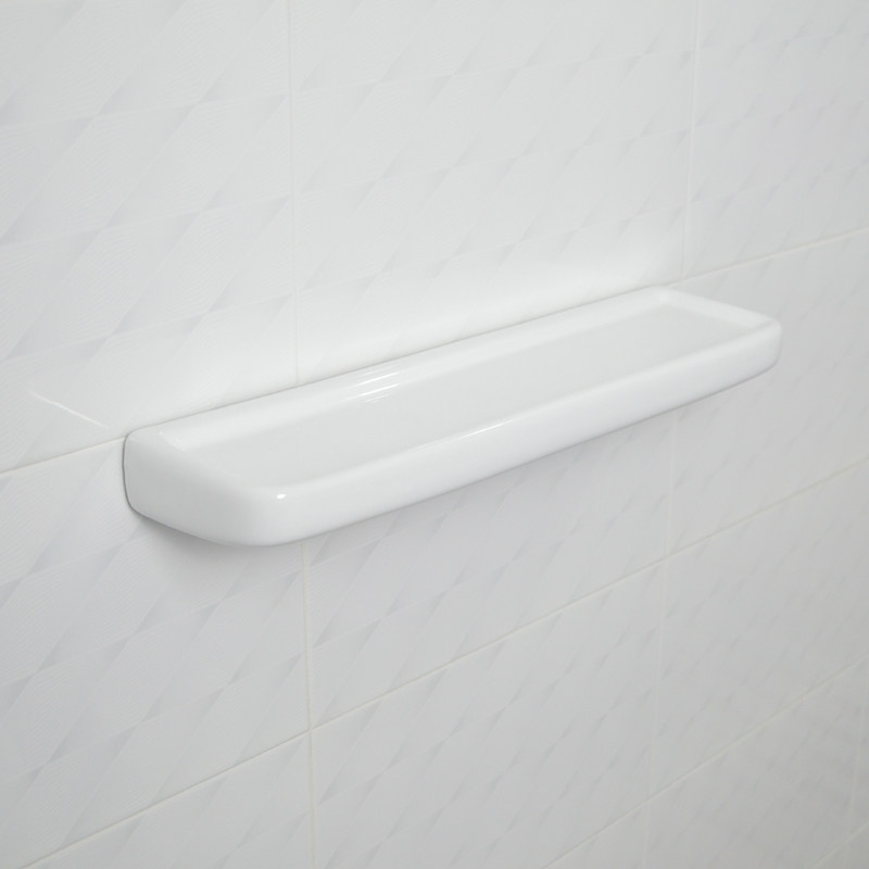 Bathroom pendant Cosmetic Rack Toilet Wash and shelve Bathroom Containing shelf Monolayer Ceramic Mirror Front Rack-Taobao