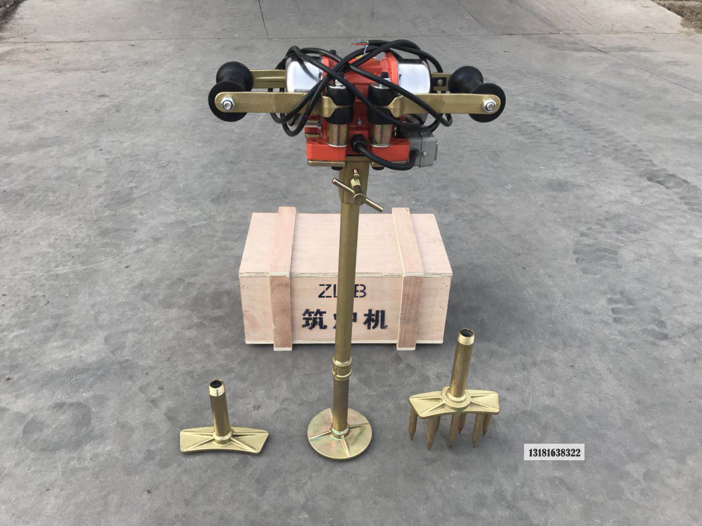 Electric Furnace Builder ZL-B Handheld Furnace Builder Intermediate Frequency Furnace Lining Knot Crucible Ramming Tool Furnace Machine Factory