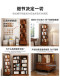 Rotating Bookshelf, Round Floor-Standing Storage Rack, Student Standing Cabinet, Space-Saving Picture Book Rack for Living Room, 360-Degree Bookcase