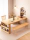 Medieval-Style Dining Table for Home Use, Rectangular Dining Table, Modern Simple Dining Table and Chair Set, Sideboard Integrated with Dining Table