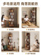 Rotating Bookshelf, Round Floor-Standing Storage Rack, Student Standing Cabinet, Space-Saving Picture Book Rack for Living Room, 360-Degree Bookcase
