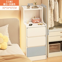 [Стиль подбора цветов] [Три рисунка] Теплый белый + светло-синий 30*34*87