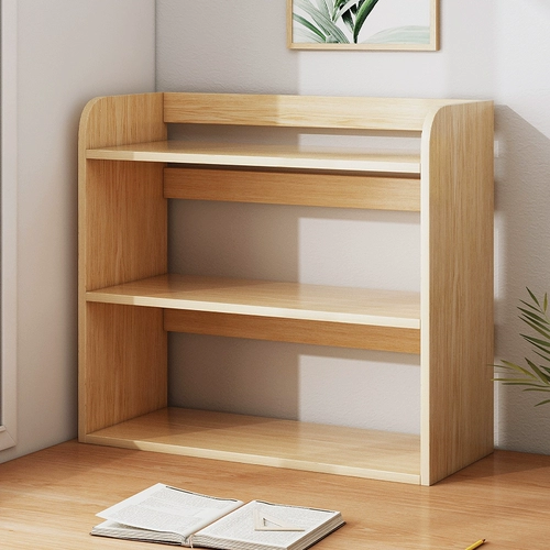 Настольная книжная полка, система хранения для спальни для школьников, многослойный простой книжный шкаф