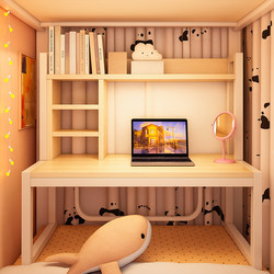 Dormitory Bed Table Burn Desk Hanging Table Dormitory Bean Bag Small Table College Student Study Table Computer Table