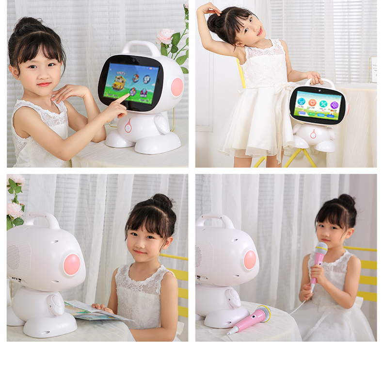 ai早教机智能机器人玩具对话儿童学习语音陪伴跳舞男女孩小度教育wifi绘本阅读故事多功能高科技小谷蛋小帅爱
