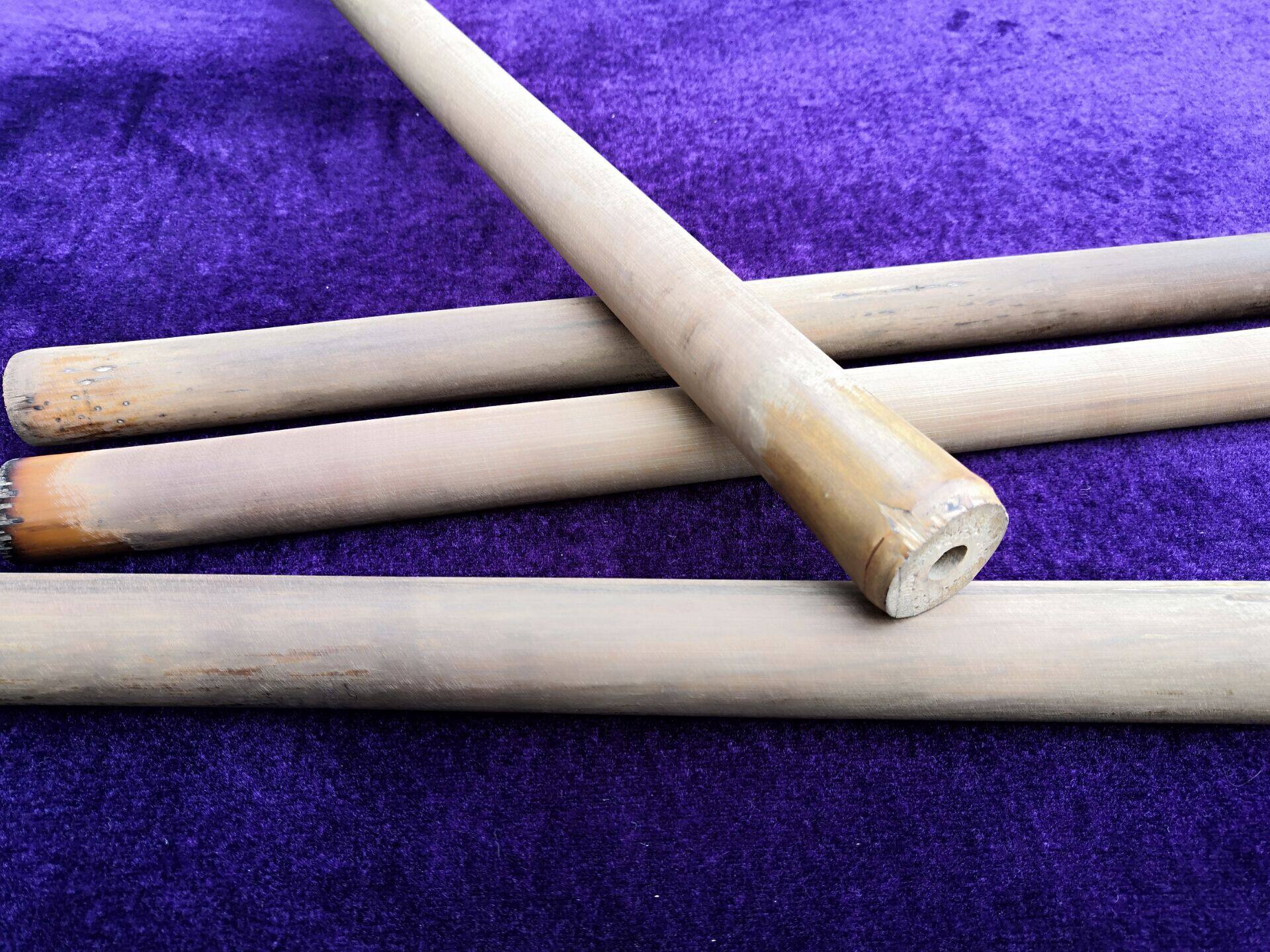 Flute Bamboo flute DIY semi-finished flute material Scraped peeled bamboo has been coarsely ground