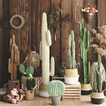 (Seven MOS) simulation cactus column large cactus potted fake plants living room home interior decoration ornaments