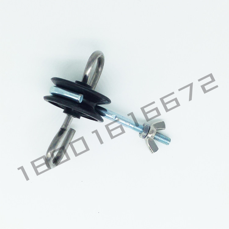 Pasture cultured insulator Terminal pull wire insulator Double hook connection insulator Flat head self-tapping both have