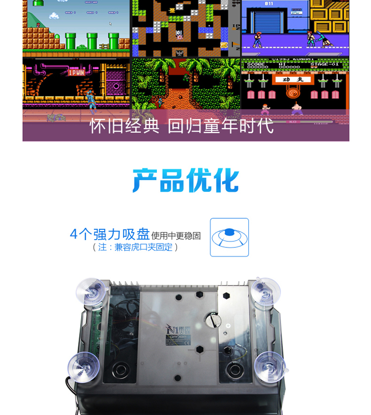 QANBA đấm bốc N1 PS3 PC Android trò chơi arcade máy tính rocker KOF King of Fighters Street Fighter Iron Fist - Cần điều khiển tay game bluetooth