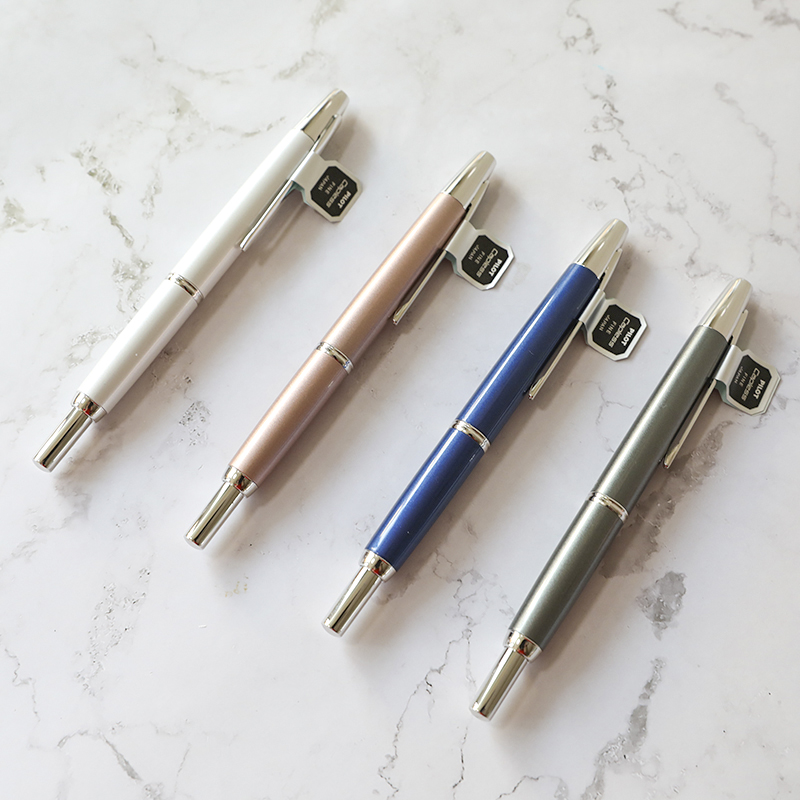 Pilot Capless Press Retractable 18k Gold Tip FC-1500R Gold Pen Press Pen